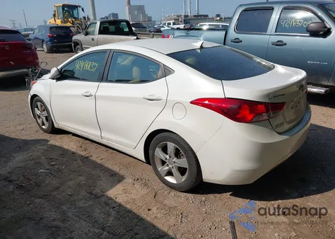 2013 Hyundai Elantra Gls из США, поврежденный, VIN 5NPDH4AE0DH331939
